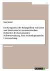 Die Kongruenz der Befangenheit von Leiter und Institution bei monokratischen Behörden der kommunalen Selbstverwaltung. Eine rechtsdogmatische Untersuchung