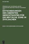 Entscheidungen des Obersten Gerichtshofes für die Britische Zone in Zivilsachen, Band 3, Entscheidungen in Zivilsachen