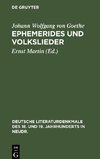 Ephemerides und Volkslieder