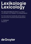 Lexikologie / Lexicology. 2. Halbband