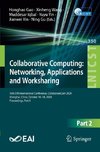 Collaborative Computing: Networking, Applications and Worksharing