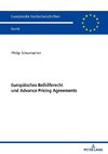 Europäisches Beihilferecht und Advance Pricing Agreements