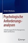 Psychologische Anforderungsanalysen