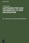 Leitfaden für den Unterricht in der Geographie, Teil 1, Deutschland. (Quinta und Obertertia)