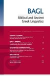 Biblical and Ancient Greek Linguistics, Volume 9