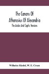 The Canons Of Athanasius Of Alexandria. The Arabic And Coptic Versions