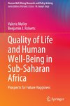 Quality of Life and Human Well-Being in Sub-Saharan Africa