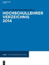 Hochschullehrer Verzeichnis, Universitäten Deutschland