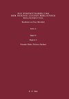 Katalog der Graphischen Porträts in der Herzog August Bibliothek Wolfenbüttel: 1500-1850. Reihe A, Band 45, Register 4