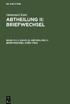 Abtheilung II: Briefwechsel, Band 11 ( II, Band 2), Abtheilung II: Briefwechsel (1789-1794)