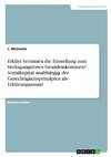 Erklärt Vertrauen die Einstellung zum bedingungslosen Grundeinkommen? Sozialkapital unabhängig der Gerechtigkeitsprinzipien als Erklärungsansatz