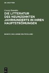 Die Litteratur des neunzehnten Jahrhunderts in ihren Hauptströmungen, Band 6, Das junge Deutschland