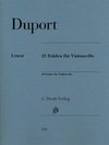 21 Etudes for Violoncello