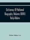 Dictionary Of National Biography (Volume Xlviii) Reily-Robins