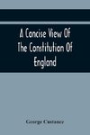 A Concise View Of The Constitution Of England