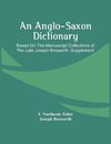 An Anglo-Saxon Dictionary