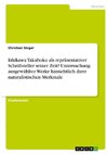 Ishikawa Takuboku als repräsentativer Schriftsteller seiner Zeit? Untersuchung ausgewählter Werke hinsichtlich ihrer naturalistischen Merkmale