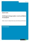 Mediengestaltung. Analyse von Social Media Kampagnen
