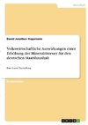 Volkswirtschaftliche Auswirkungen einer Erhöhung der Mineralölsteuer für den deutschen Staatshaushalt