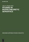 Studies in Modeltheoretic Semantics