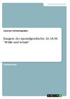 Exegese der Apostelgeschichte 20,18-38. 