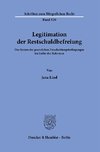 Legitimation der Restschuldbefreiung.