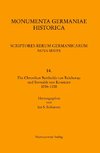 Die Chroniken Bertholds von Reichenau und Bernolds von Konstanz 1054-1100