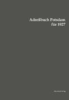 Adreßbuch Potsdam für 1927