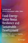 Food-Energy-Water Nexus Resilience and Sustainable Development