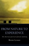 From Nature to Experience