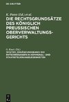 Die Rechtsgrundsätze des Königlich Preussischen Oberverwaltungsgerichts, 1910/1911, Ergänzungsband, Die Entscheidungen in Kommunal- und Staatssteuerangelegenheiten