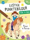 Lustige Punktebilder von 1 bis 100. Ponys und Pferde