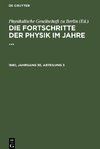 Die Fortschritte der Physik im Jahre ..., 1880, Jahrgang 36, Abteilung 3, Die Fortschritte der Physik im Jahre ... 1880, Jahrgang 36, Abteilung 3