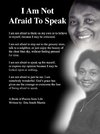 I Am Not Afraid to Speak