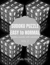 Sudoku puzzle easy to normal sudoku puzzle with solutions vol 2