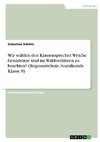 Wir wählen den Klassensprecher. Welche Grundsätze sind im Wahlverfahren zu beachten? (Regionalschule, Sozialkunde Klasse 8)