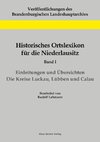 Historisches Ortslexikon für die Niederlausitz, Band I