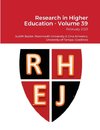 Research in Higher Education - Volume 39