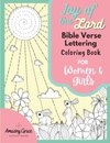 Joy of the Lord Bible Verse Lettering Coloring Book for Women and Girls