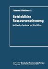 Betriebliche Ressourcenschonung