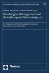 Berufungen, Befangenheit und Bewerbungsverfahrensanspruch