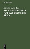 Strafgesetzbuch für das Deutsche Reich