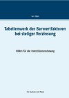 Tabellenwerk der Barwertfaktoren bei stetiger Verzinsung