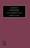 Research in Finance, 1995