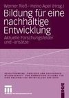 Bildung für eine nachhaltige Entwicklung