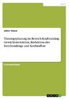 Trainingsplanung im Bereich Krafttraining. Gewichtsreduktion, Reduktion des Bauchumfangs und Kraftaufbau