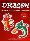 Dragons scissors skills coloring book for kids 4-8