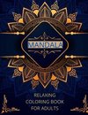 Mandala relaxing coloring book for adults