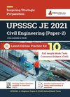 UPSSSC JE Paper-2 Civil Engineering (Concerned Subject) 2021 | 10 Full-length Mock Test