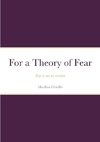 For a Theory of Fear